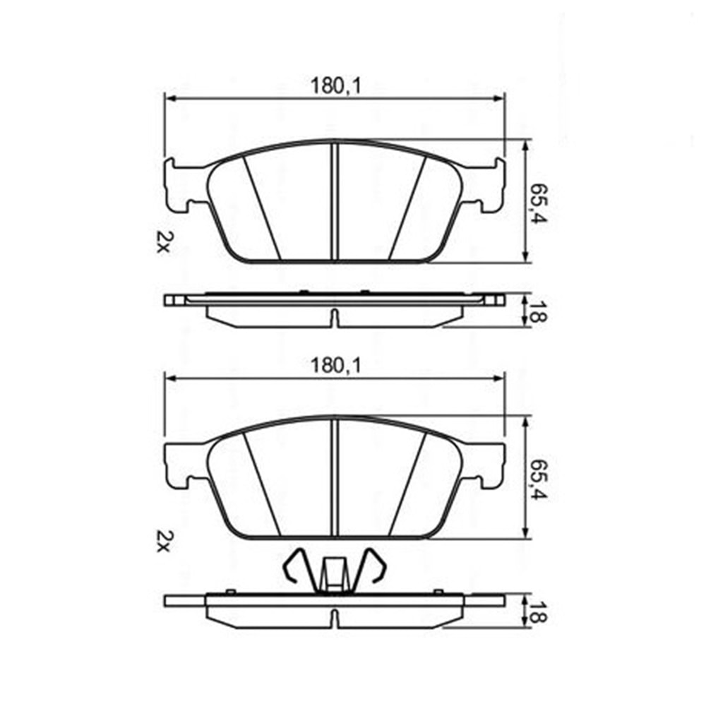 Disk Balata Ford Tourneo Connect 1.6, Kuga, Focus Ön -