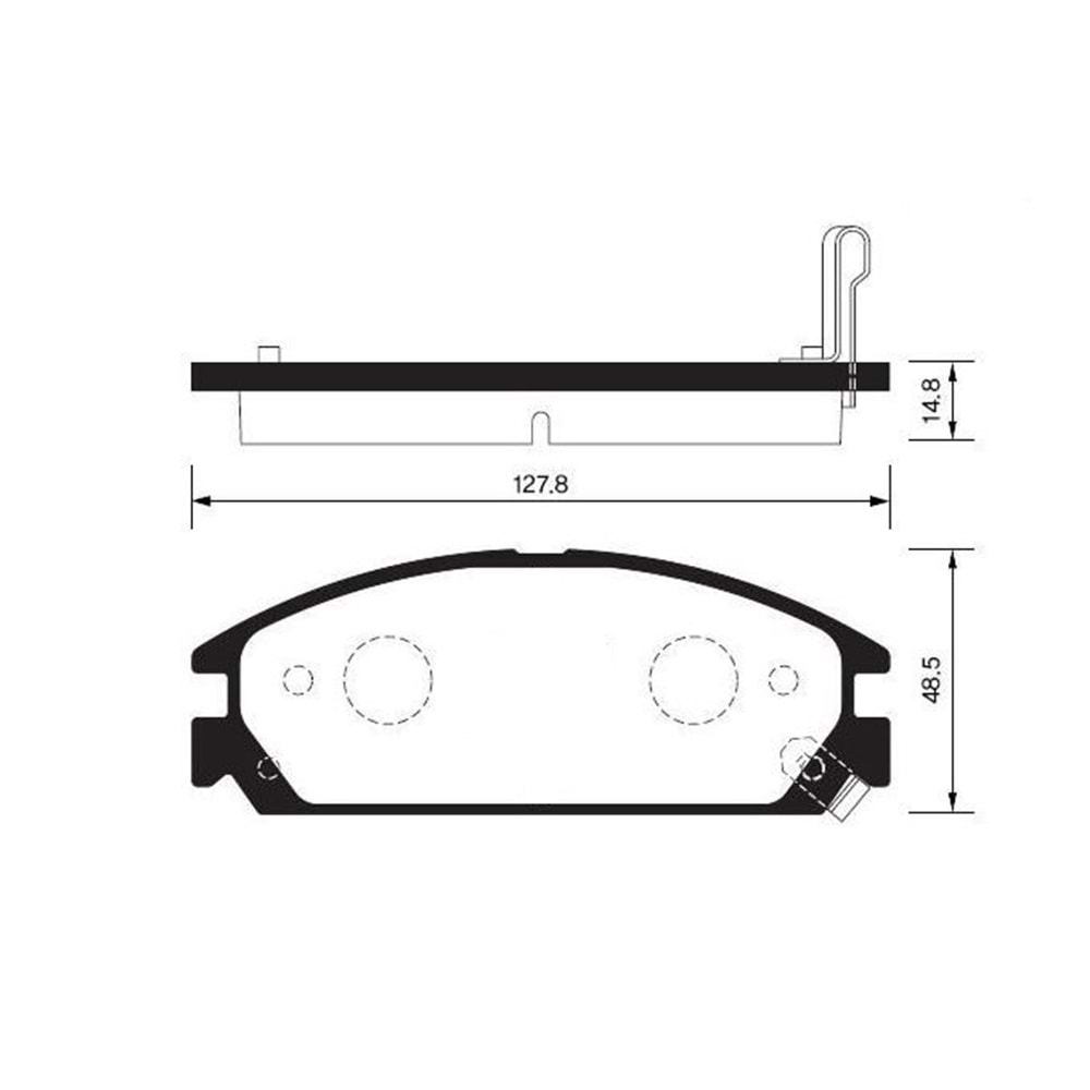 Disk Balata Honda Accord, Civic Ön - Bosch