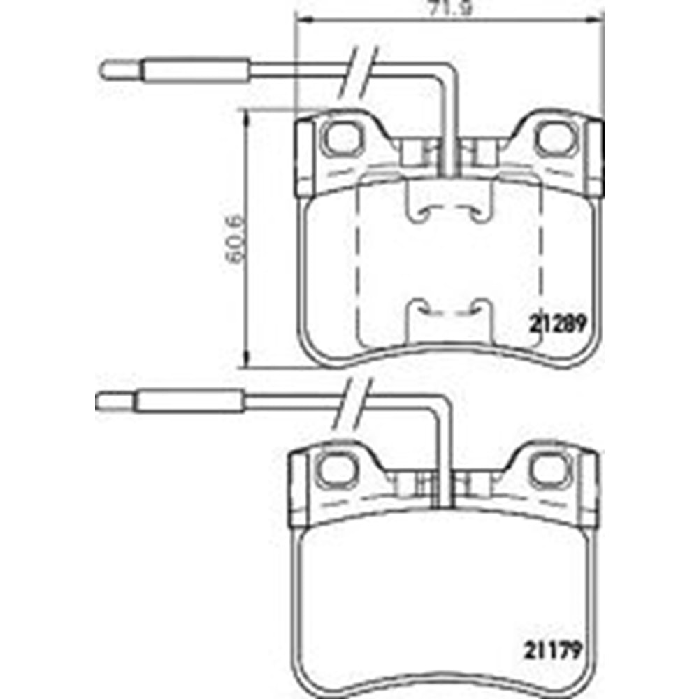 Disk Balata Peugeot 106 II Ön - Bosch