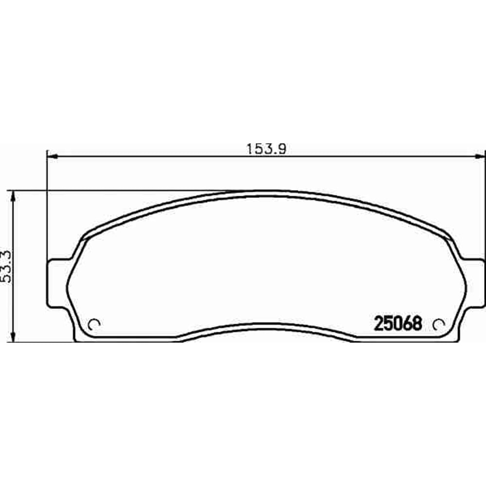 Disk Balata Ford EXPLORER Ön - Bosch