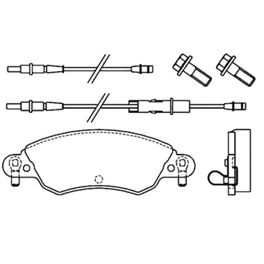 Disk Balata Citroen C5 I 1.8 16 V Ön - Bosch