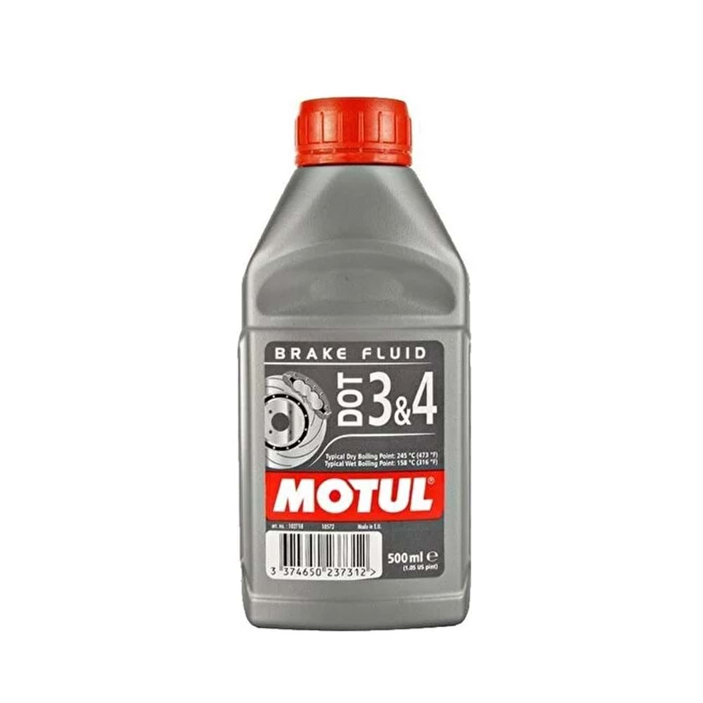 MOTUL FREN HİDROLİK YAĞI DOT 3 & 4 0.5 LT