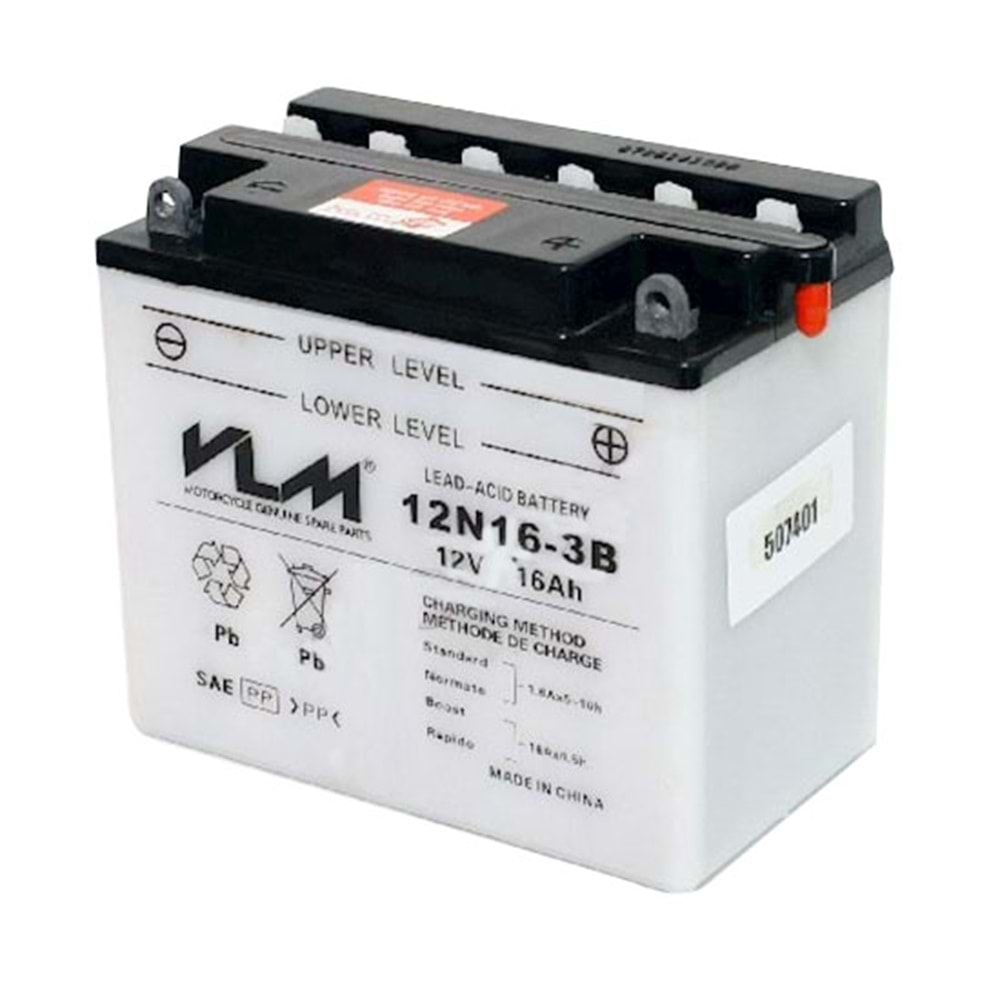 VLM 12N16-3B 12V-16 AMPER ASİTLİ AKÜ BAKIM GEREKTİRİR