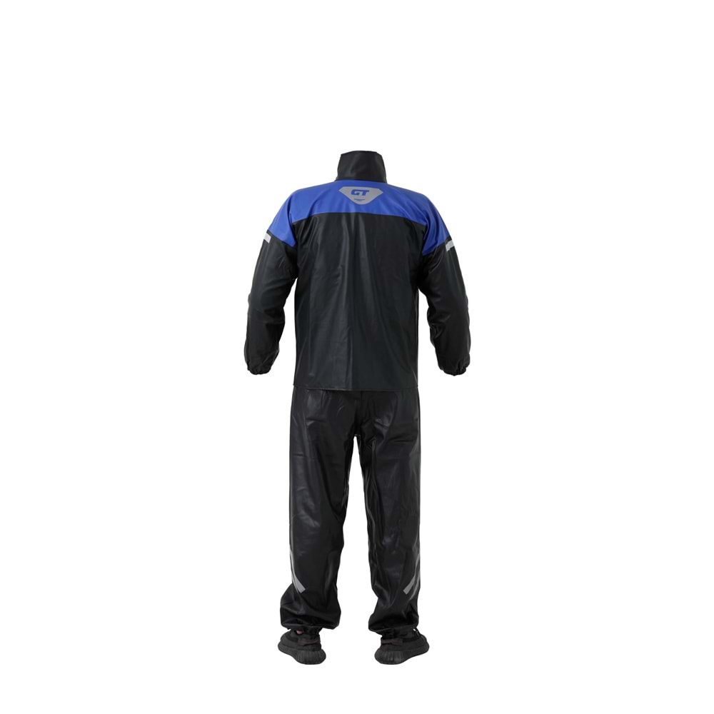 Forte Gt Motosiklet Yağmurluk Takım Pvc - MAVİ - L