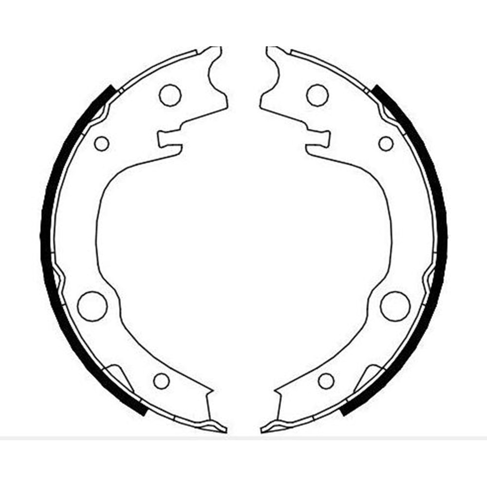 EL Fren Balata Toyota Yaris 99-05, Avensis 03-08, Celica 99-05 - TRUSTING