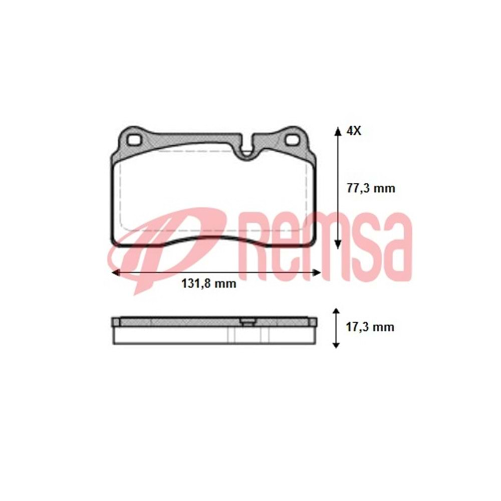 Disk Balata Land Rover, Range Rover Ön - REMSA