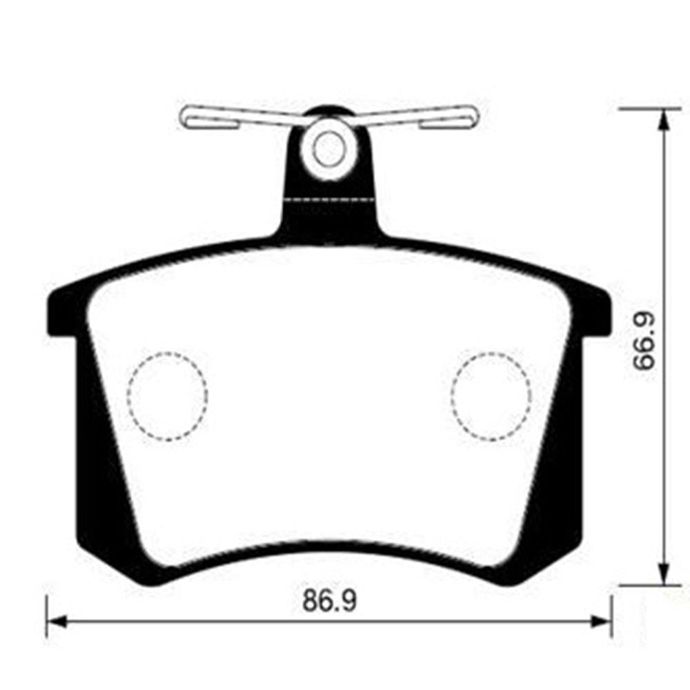 Disk Balata Vw Audi, Fiat Alfa Arka - REMSA