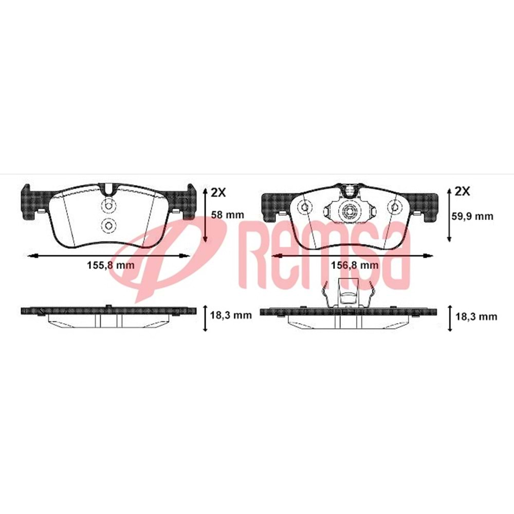 Disk Balata Bmw 1 Serisi F20-F21 Ön -