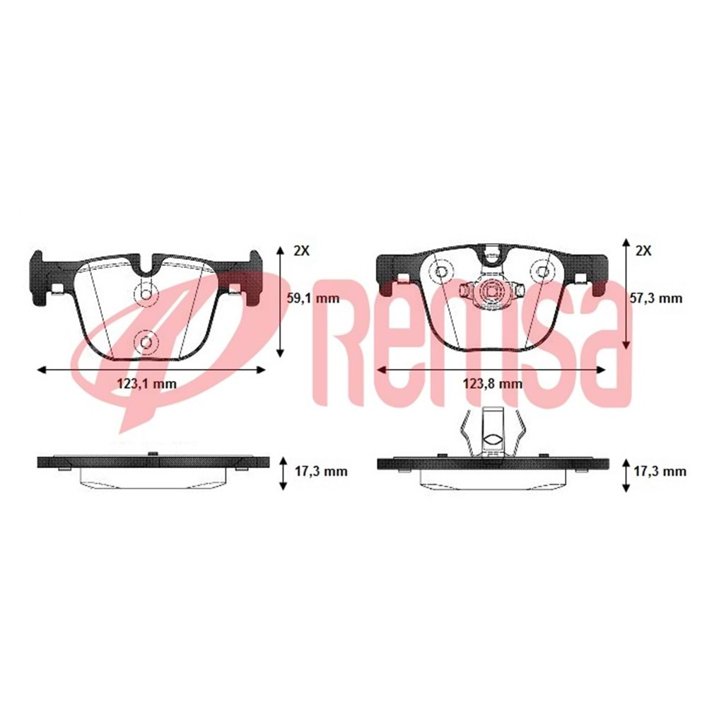 Disk Balata Bmw 3 Serisi (F30) 335 i Arka -