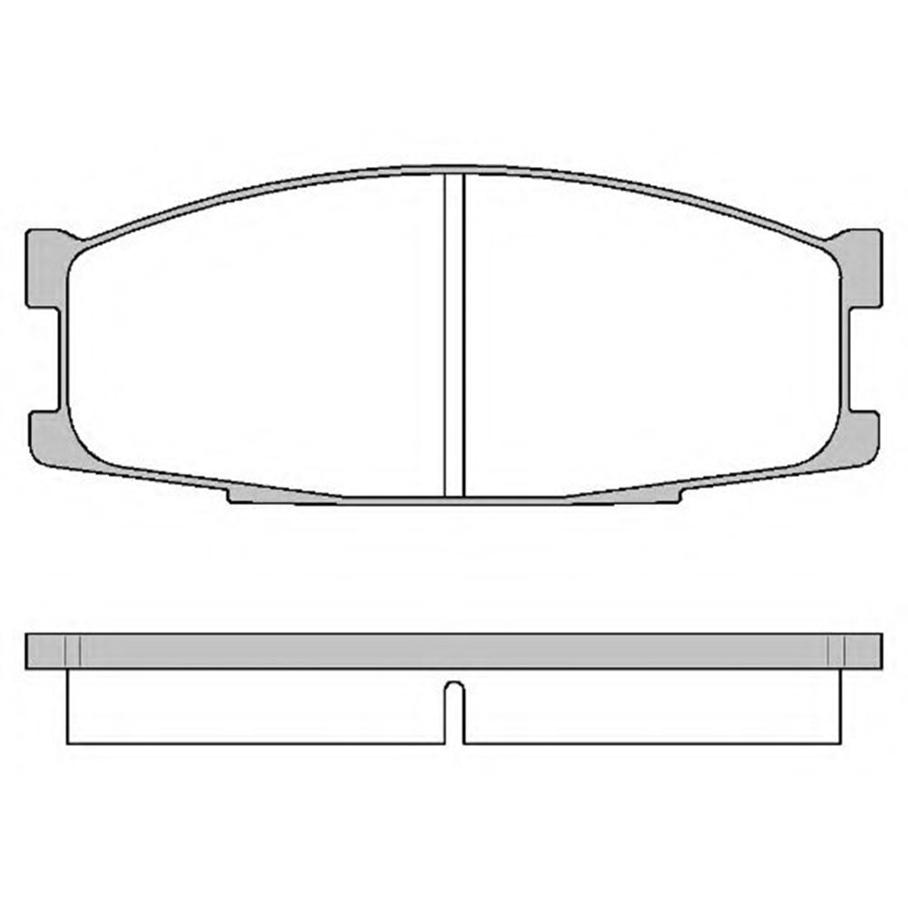 Disk Balata Mitsubishi Canter Fe 449 91-97 Ön - REMSA