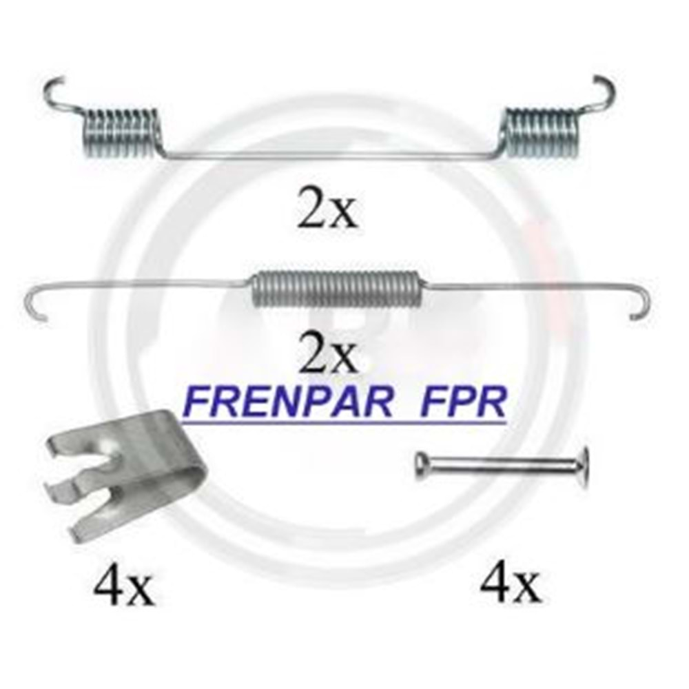 Fren Papuç Çivi Yay Takımı Fiat Marea, Palio, Tempra - FPR