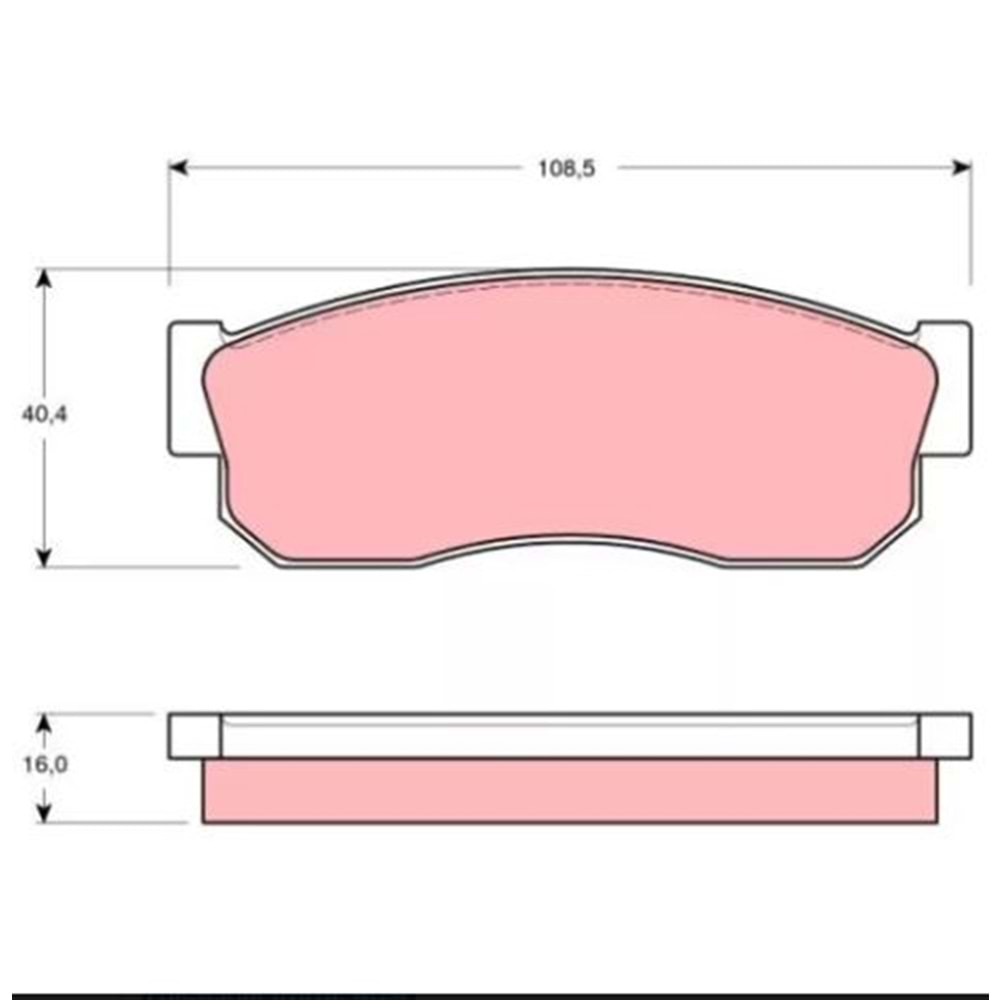 Disk Balata Subaru LIBERO, Nissan Sunny 83-89 Arka - BEŞER