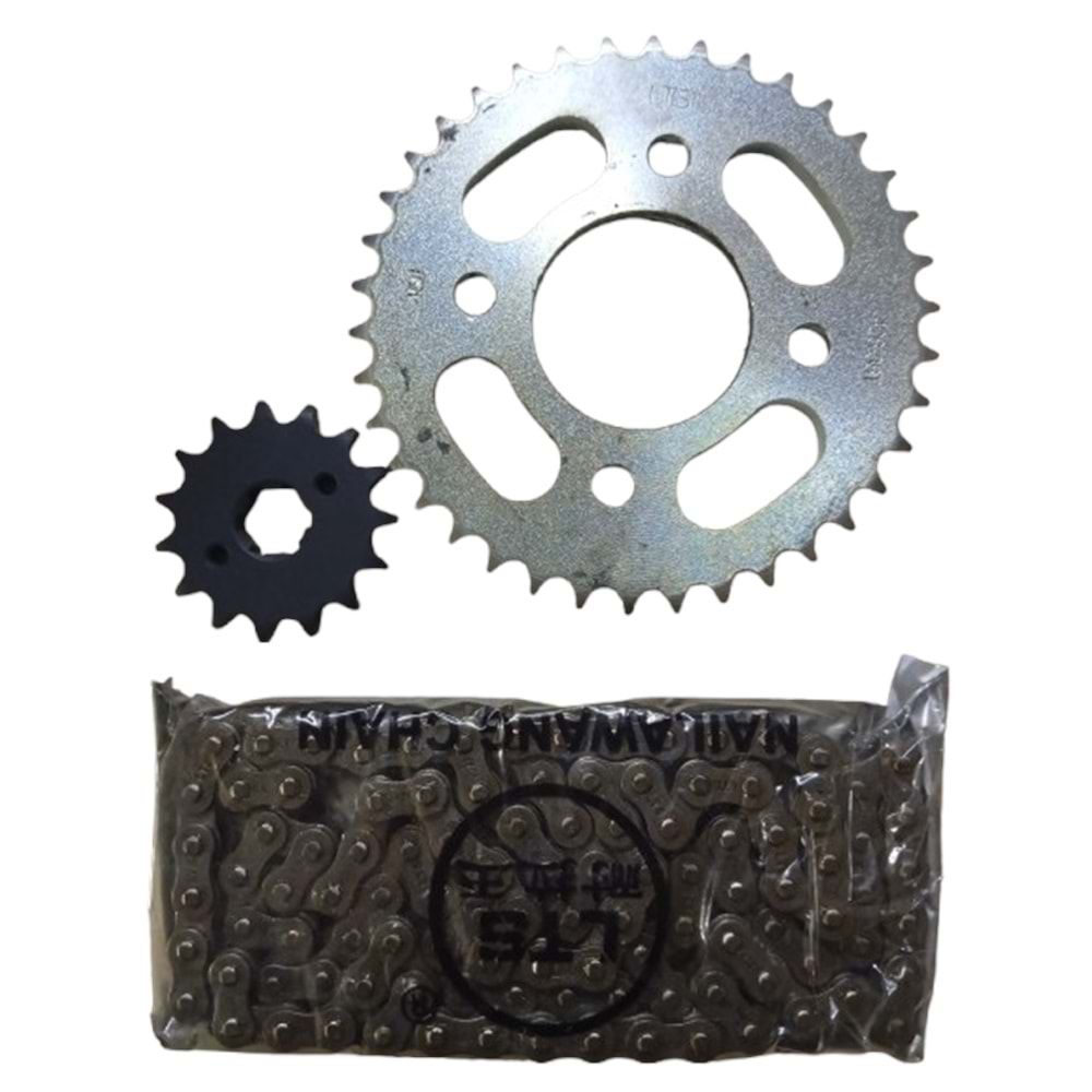 Zincir Dişli Set Rks 125 Cc 200 Cc Arası