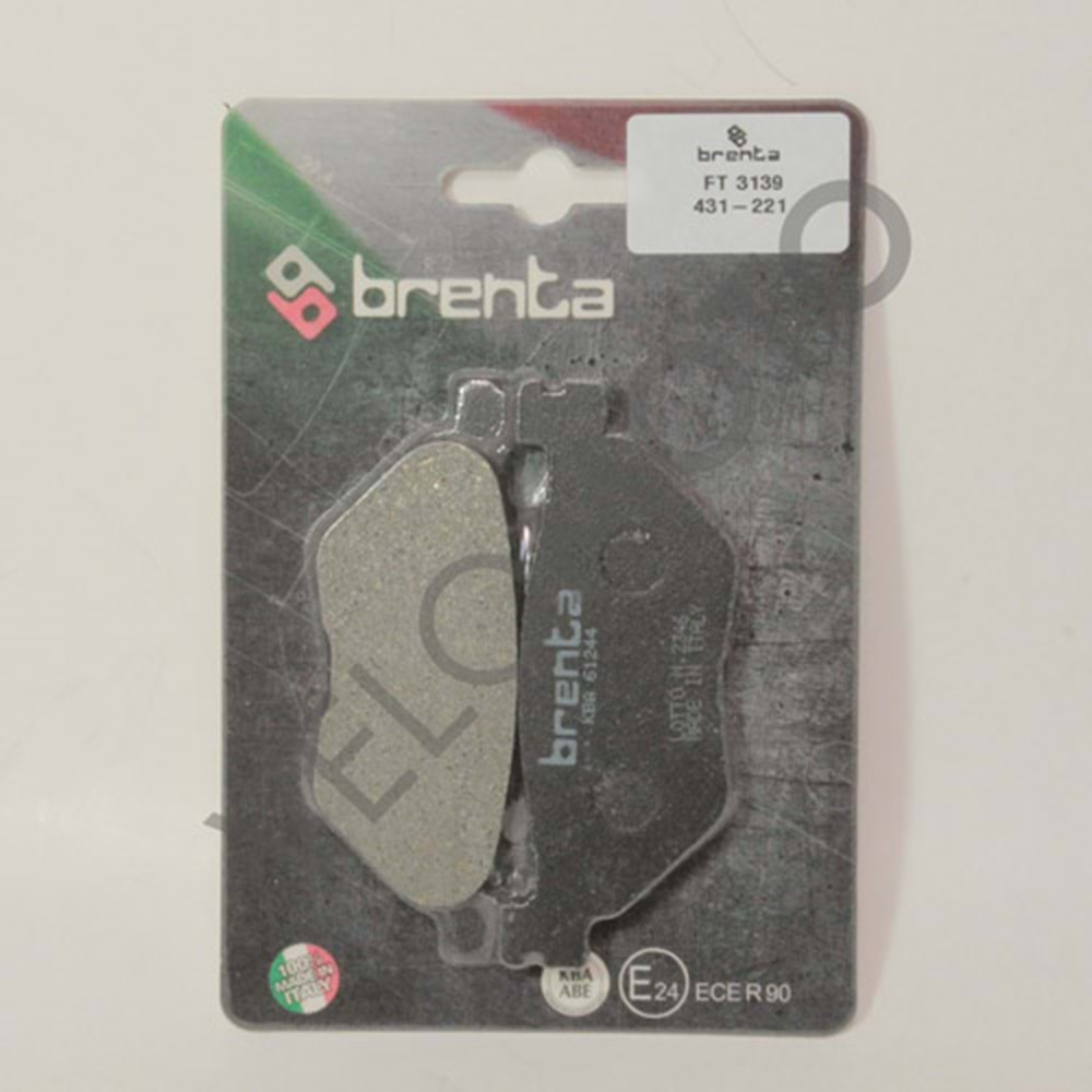 BRENTA ORGANİK BALATA ARKA GV 650, FJR 1300, XVS 1300