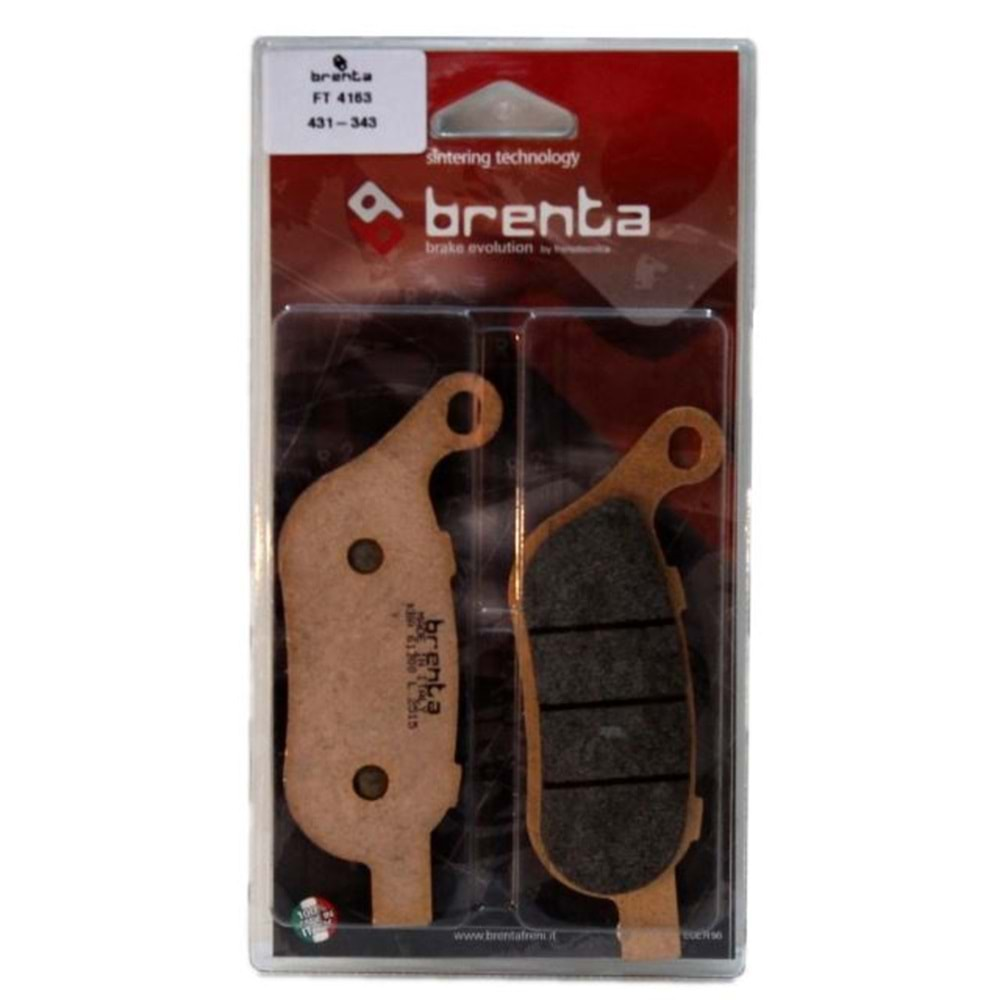 BRENTA 431-343 SİNTERLİ BALATA ARKA HARLEY ELECTRA GLIDE