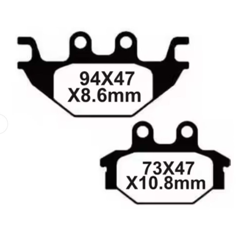 377 SYM 43105-NH2-000-A FREN BALATASI DİSK BALATA ARKA SET NHX125 NHT200 HD2E2.