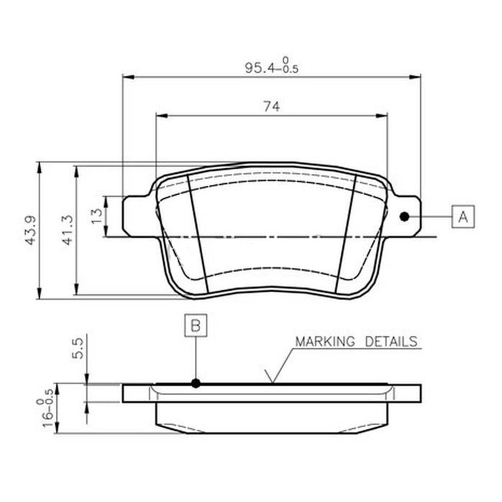 Disk Balata Renault Kango, Mercedes Citan Arka - SWAPP