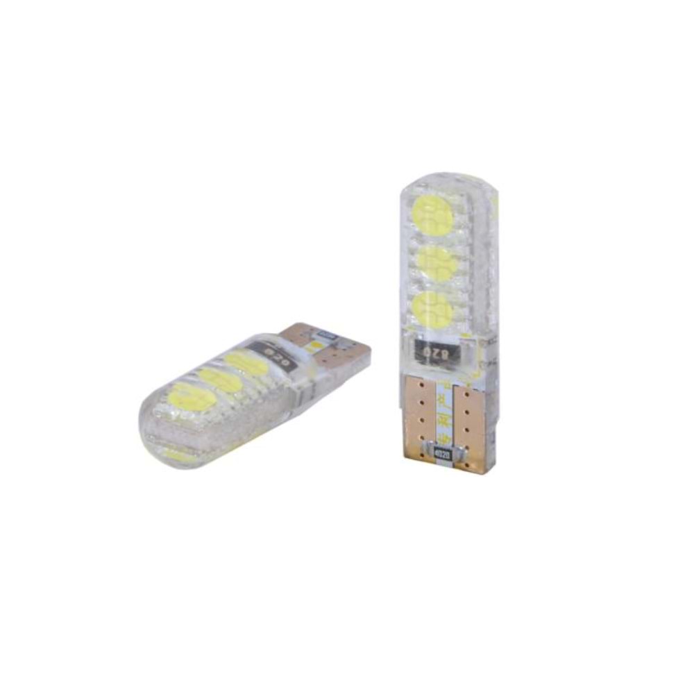 DİPSİZ AMPUL T10 6 LEDLİ BEYAZ - 2 ADET FİYATIDIR