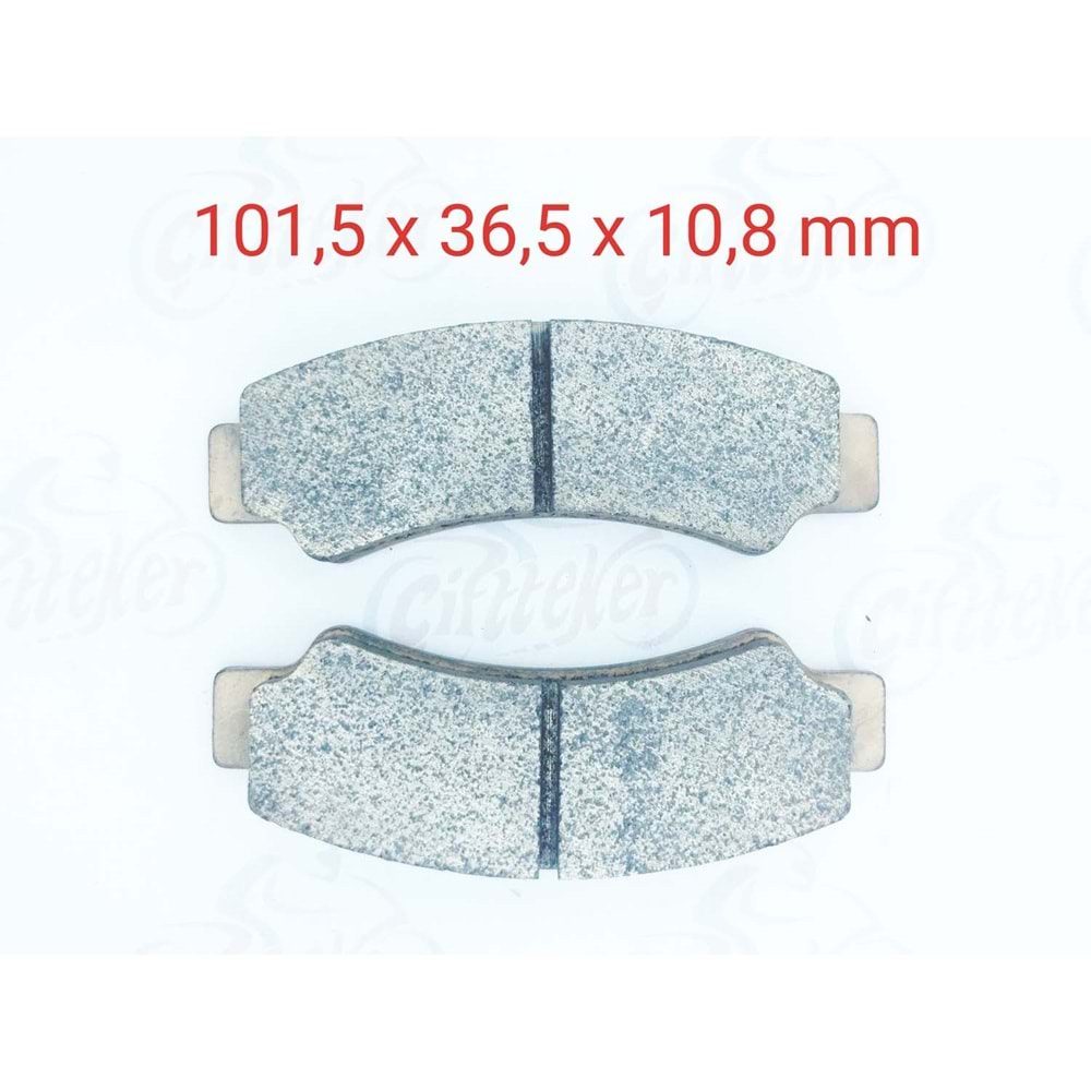 DİSK BALATA SİNTERLİ ARKA FA726 ATV CF 500, CF 800