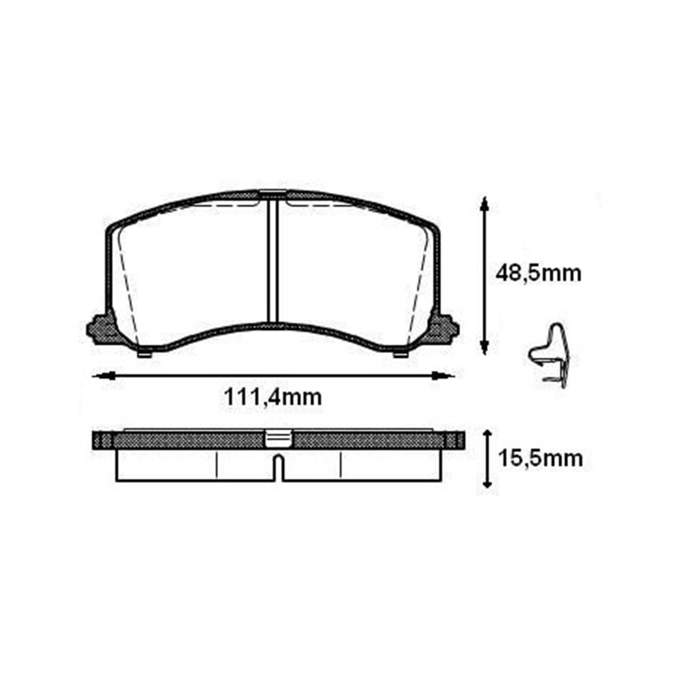 Disk Balata Suzuki BALENO Ön - REMSA