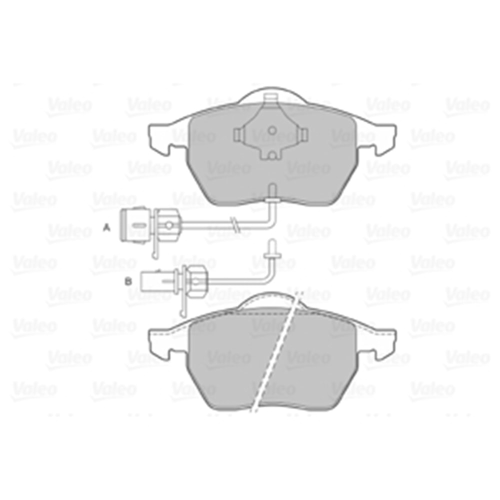 Disk Balata Vw Sharan 99-01 Ön - VALEO