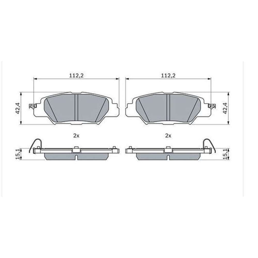 Disk Balata Mazda CX-5 Arka