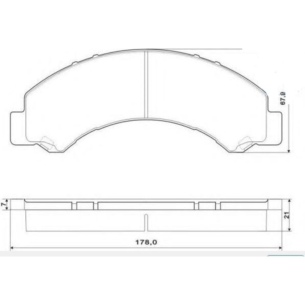 Disk Balata Isuzu NLR LONG, Npr 10 Arka - VALEO