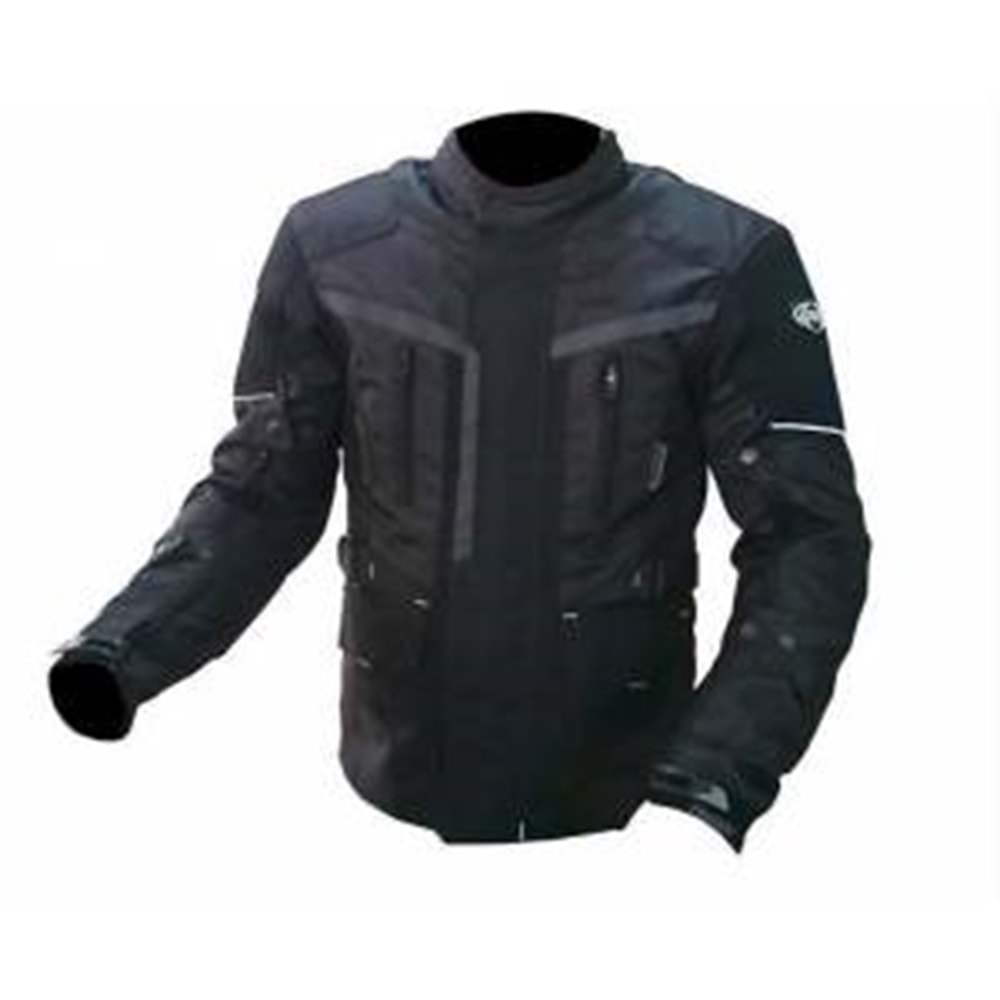 MOTOSİKLET MONTU UZUN-SİYAH- L