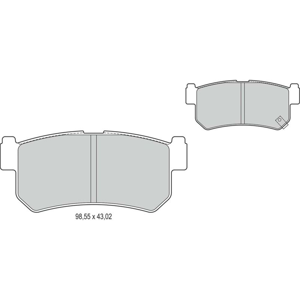 Disk Balata Chevrolet USA, Daewoo, Pontiac, Ssangyong Arka -