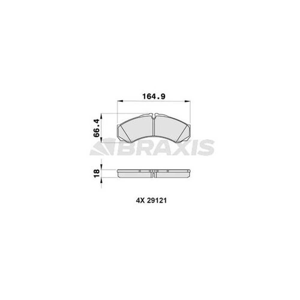 Disk Balata Renault Mascot, İveco Daily 99-06 Ön -