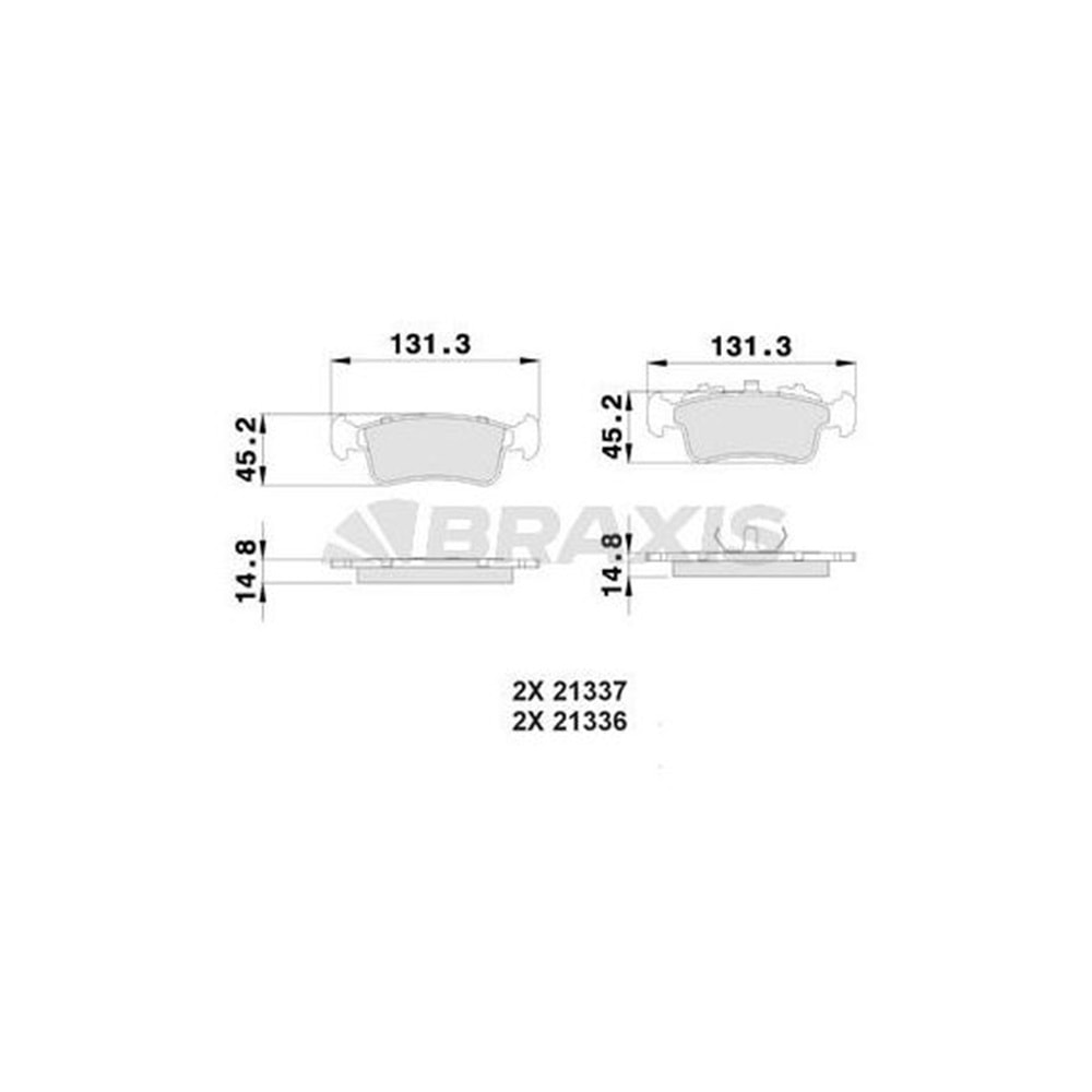 Disk Balata Suzuki Samurai Ön - BRAXIS