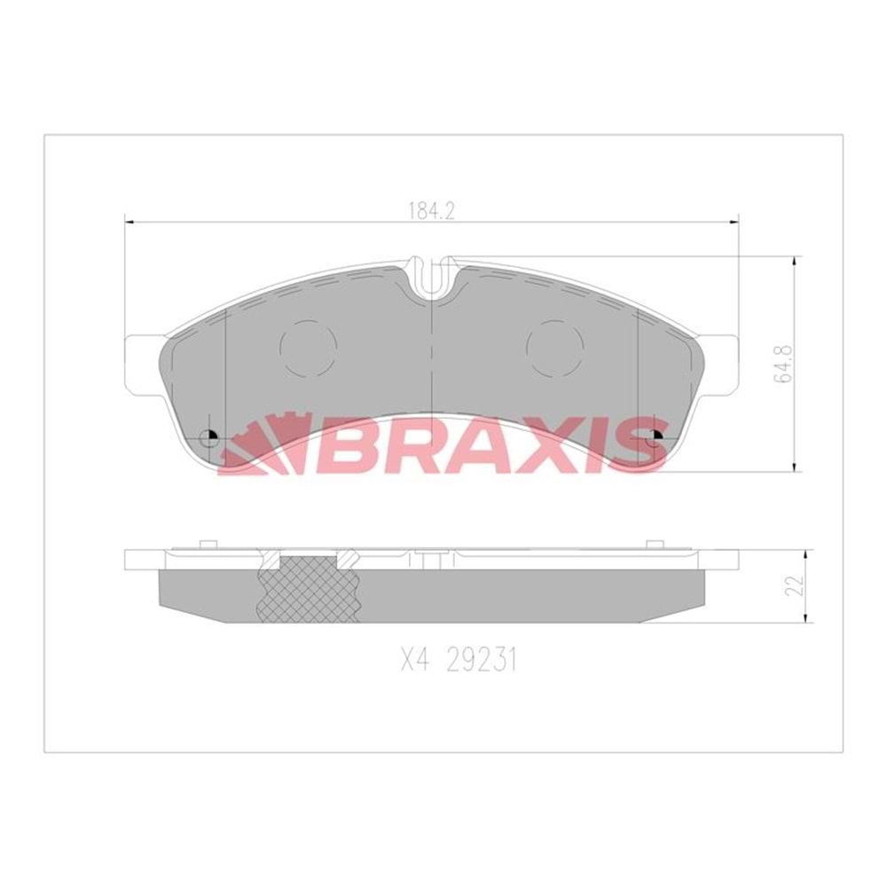 Disk Balata Iveco Daily 2.3, 3.0 06>, Otokar Magirus YM