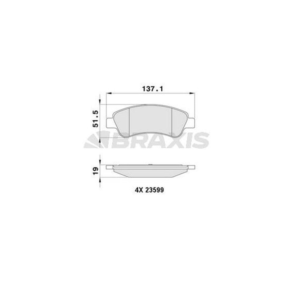 Disk Balata Peugeot 307, Partner, Citroen Berlingo Ön -