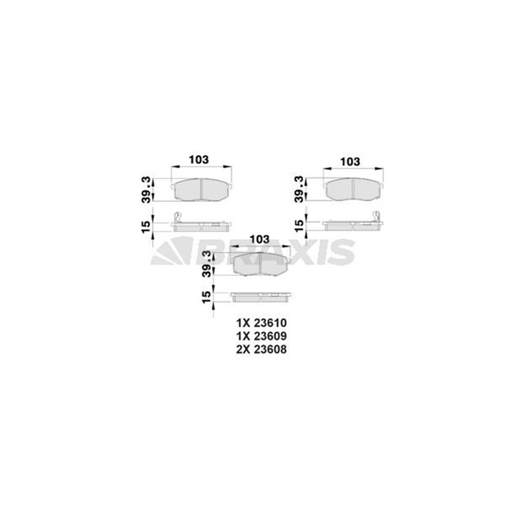 Disk Balata Kia, Galloper, Mitsubishi Arka