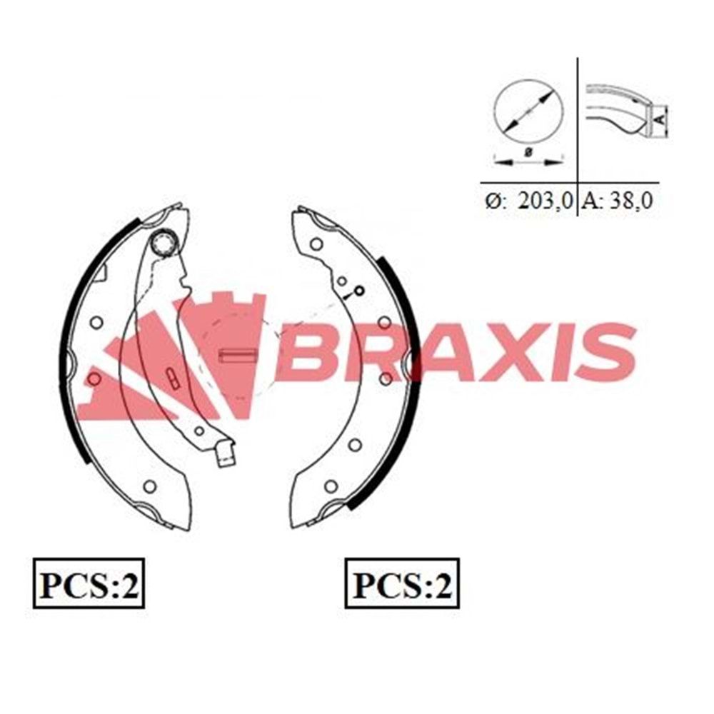 Kampana Balata Renault Clio I, Laguna, Symbol II, Peugeot 306 Arka
