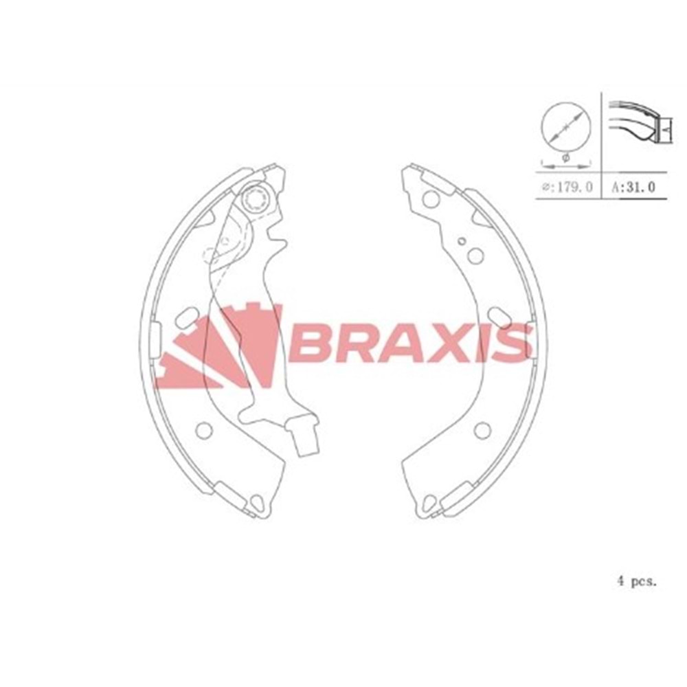 Kampana Balata Hyundai Getz Abs SİZ Arka -