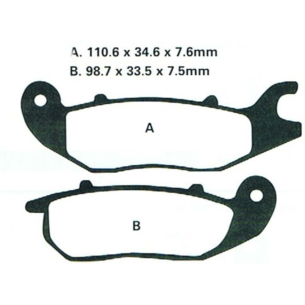 DİSK BALATA ÖN CBR125 R, CBF125, LİFAN 50, LİFAN 125