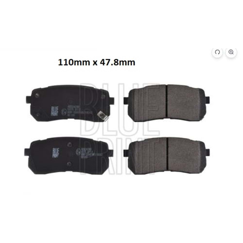 Disk Balata Kia Carnival, Hyundai H1, İx35, Starex - Arka