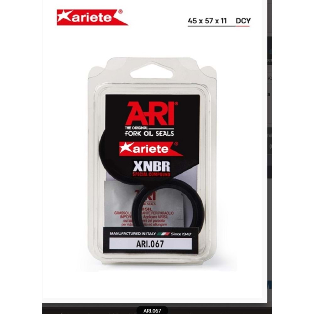 AMORTİSÖR YAĞ KEÇESİ ÖN 45 X 57 X 11 DCY (ÇİFT YAYLI)