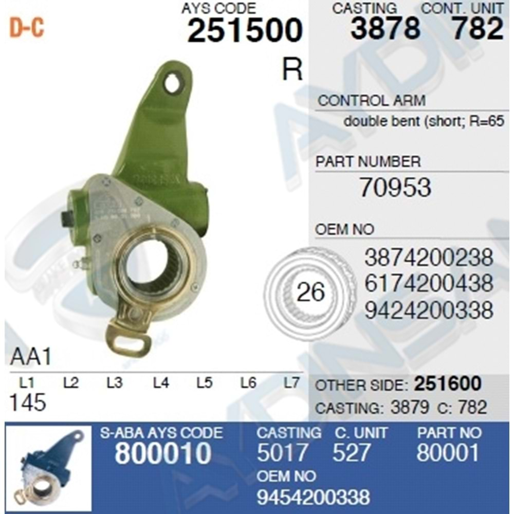 AYS251500 AYDINSAN MERCEDES CIRCIR