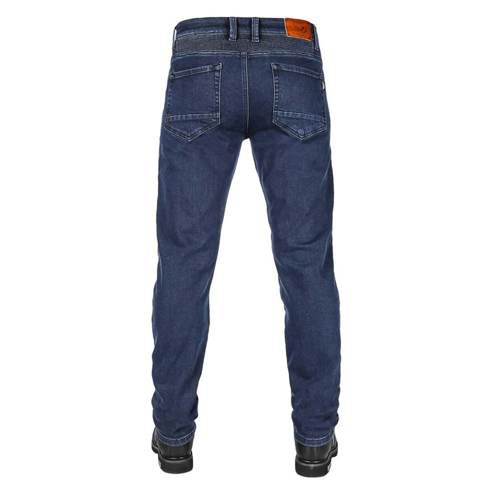 Urbanizer Dark Blue Cordura Korumalı Motosiklet Kot Pantolonu Erkek - 30-32