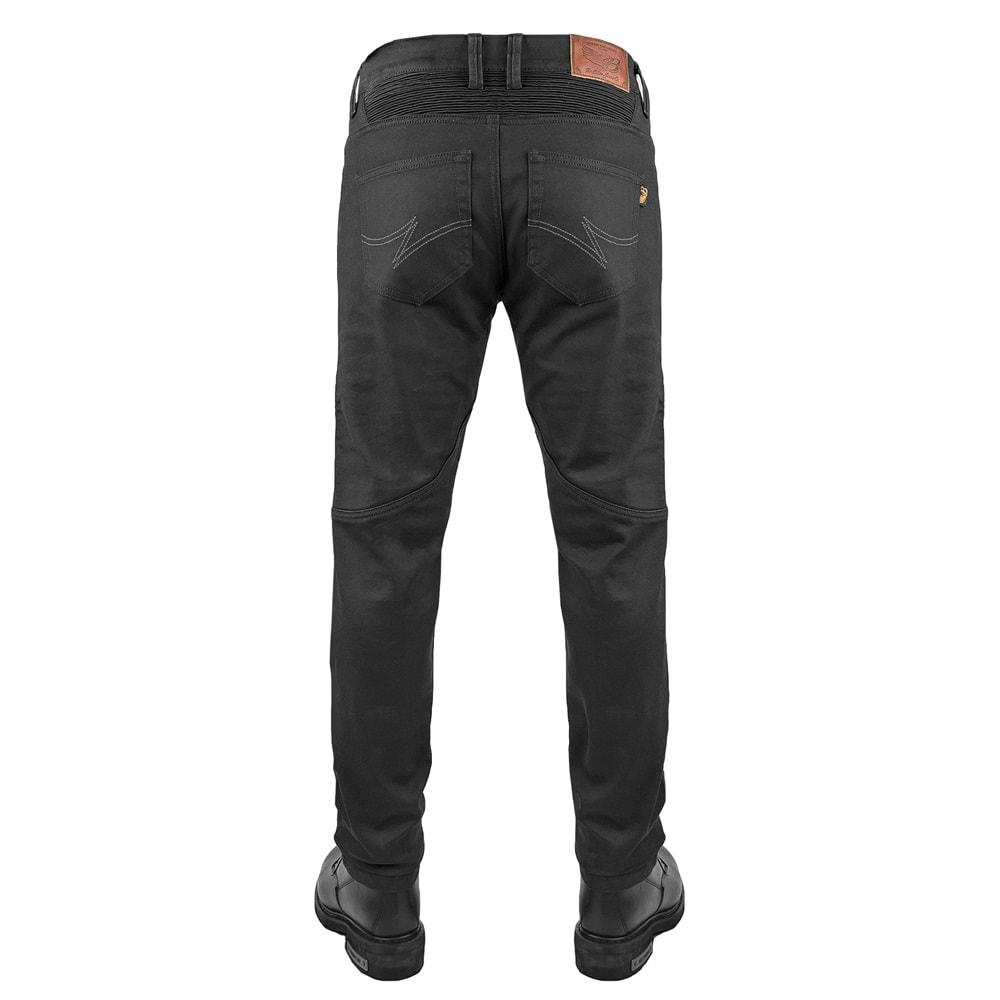 Black Iron Flexi V4 Korumalı Motosiklet Kot Pantolonu Erkek Siyah - 31-32