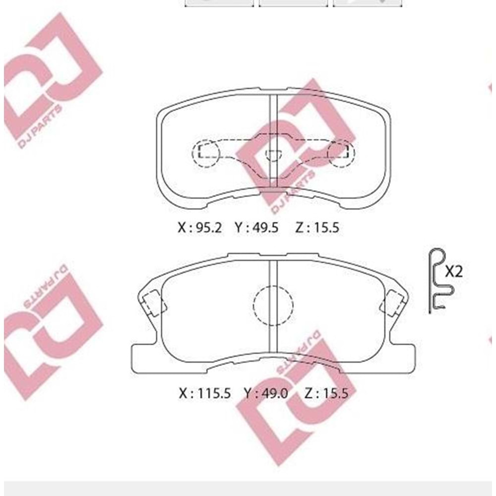 Disk Balata Daihatsu SİRioN 1.0 Ön - DJ