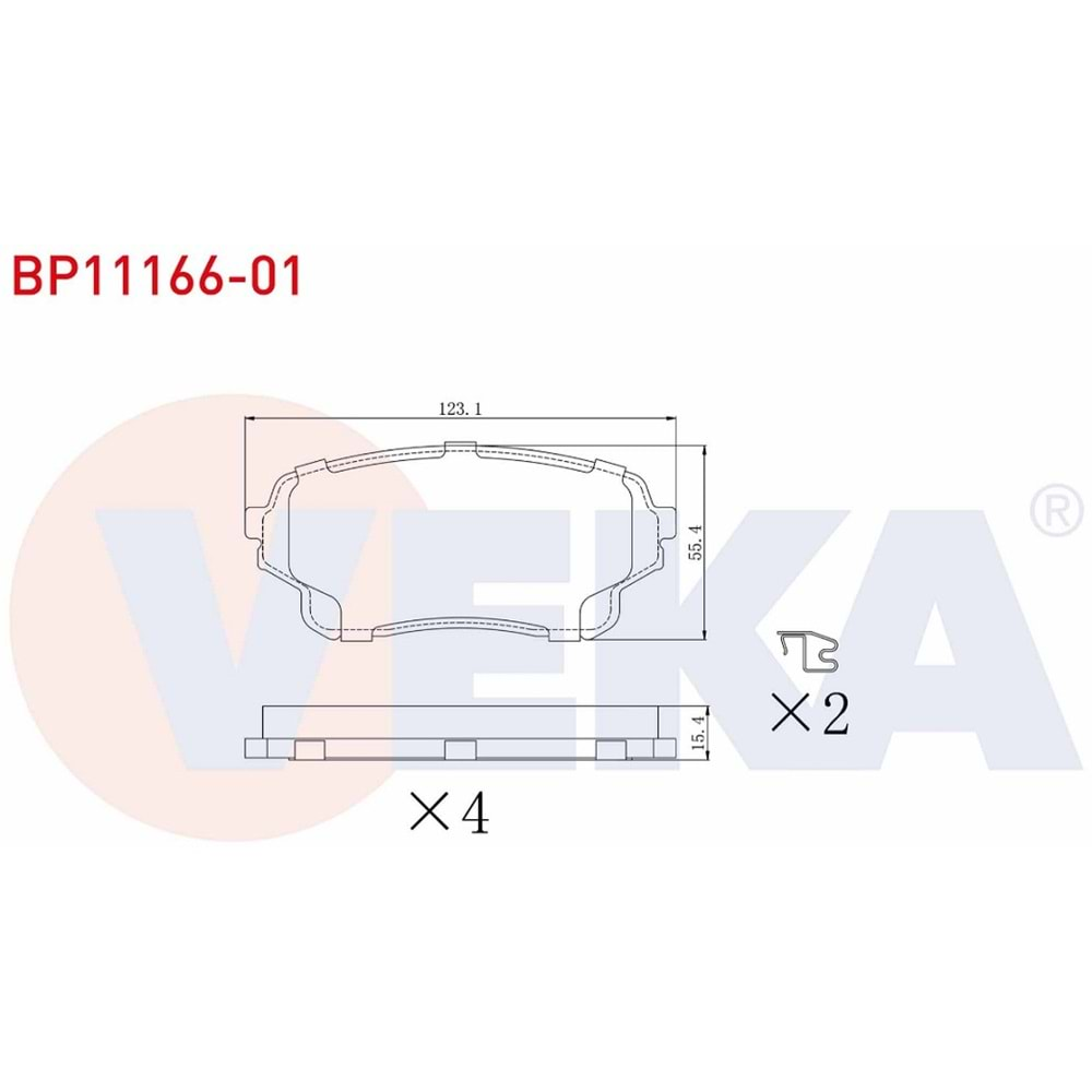 Disk Balata Suzuki Grand Vitara Ön - VEKa