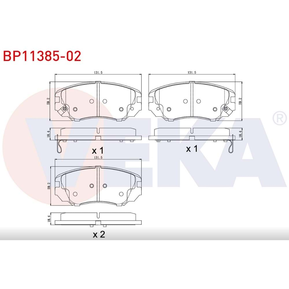 Disk Balata Opel İnsignia 1,6İ Ön - VEKa