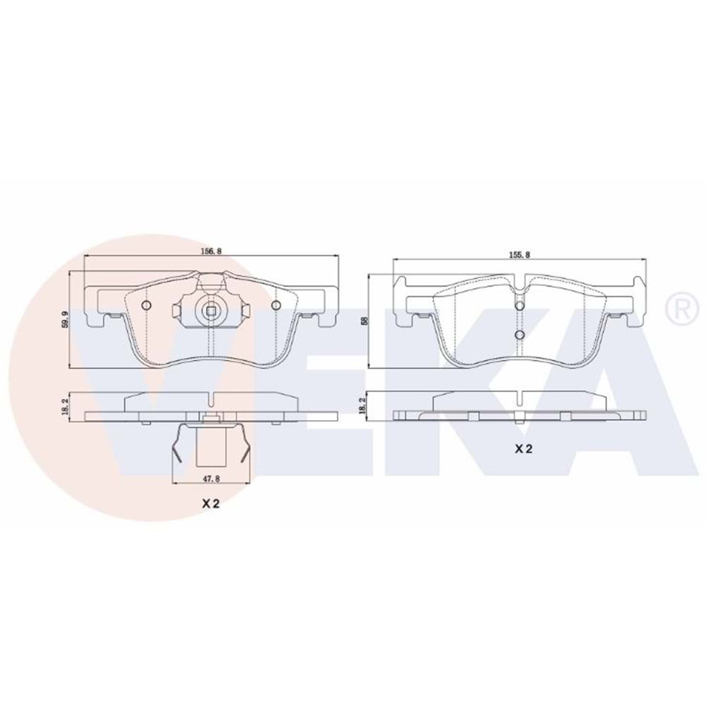 Disk Balata Bmw 1 Serisi F20-F21 Ön -