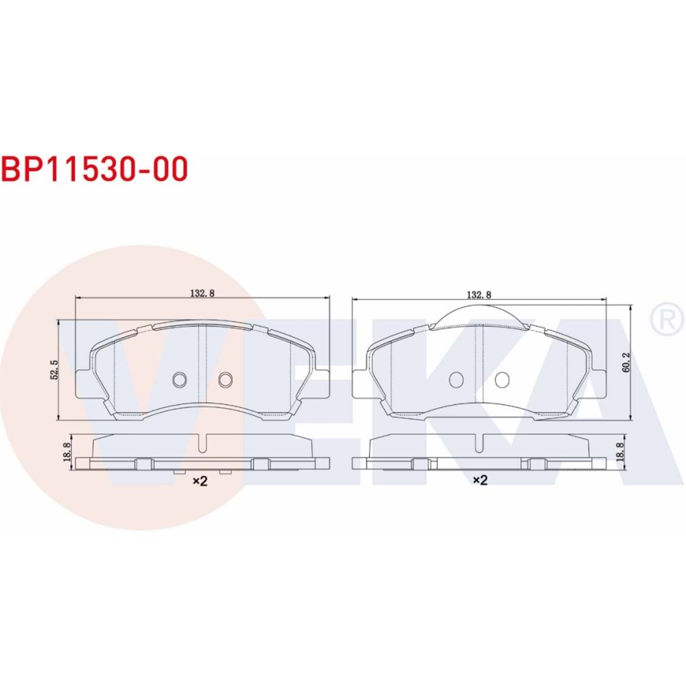 Disk Balata Peugeot 301 1.2 Ön - VEKa