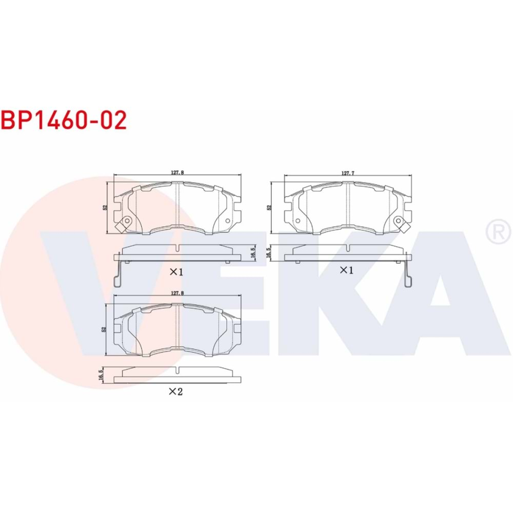 Disk Balata Mitsubishi Lancer IV Ön - VEKa