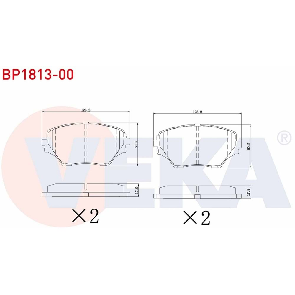 Disk Balata Toyota Rav 4 Ön - VEKa