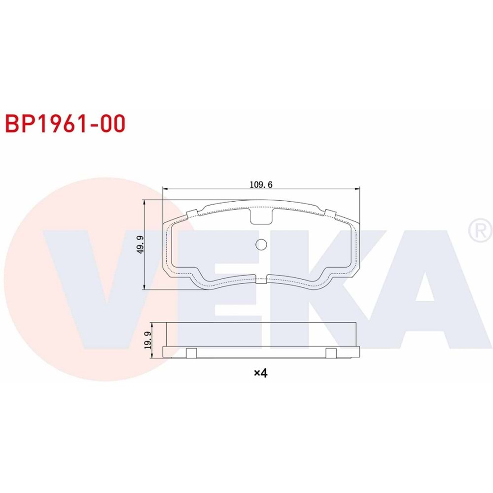 Disk Balata Fiat Ducato, Peugeot Boxer, Citroen Jumper Arka - VEKa